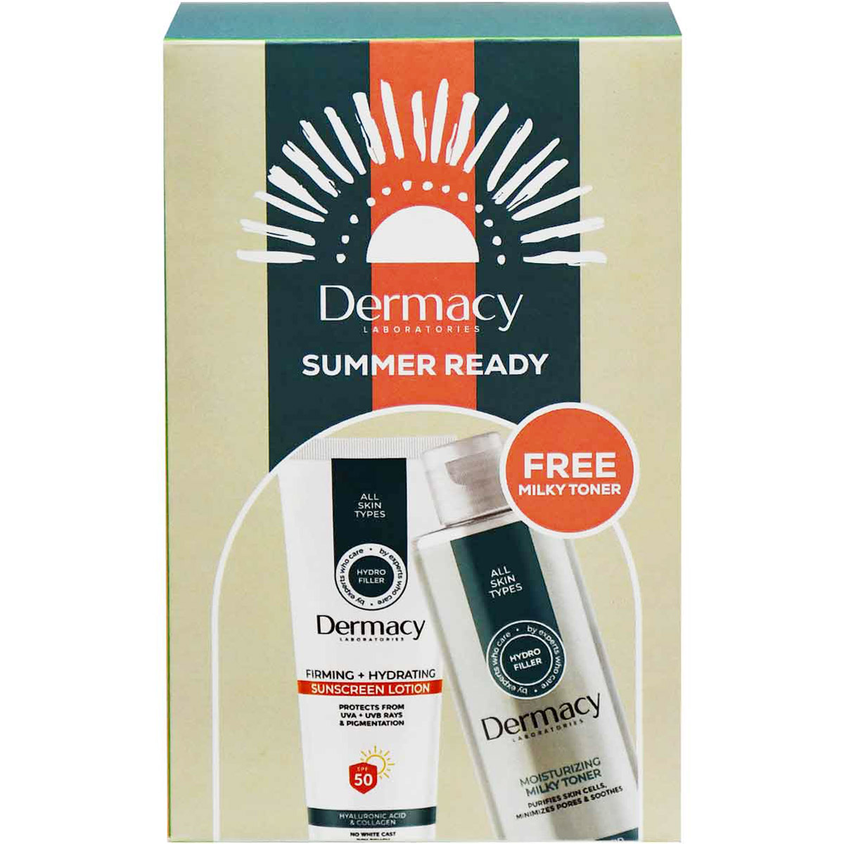 Dermacy (Sunscreen Lotion 50ml + Moisturising Toner 150 ml) (Offer Pack)