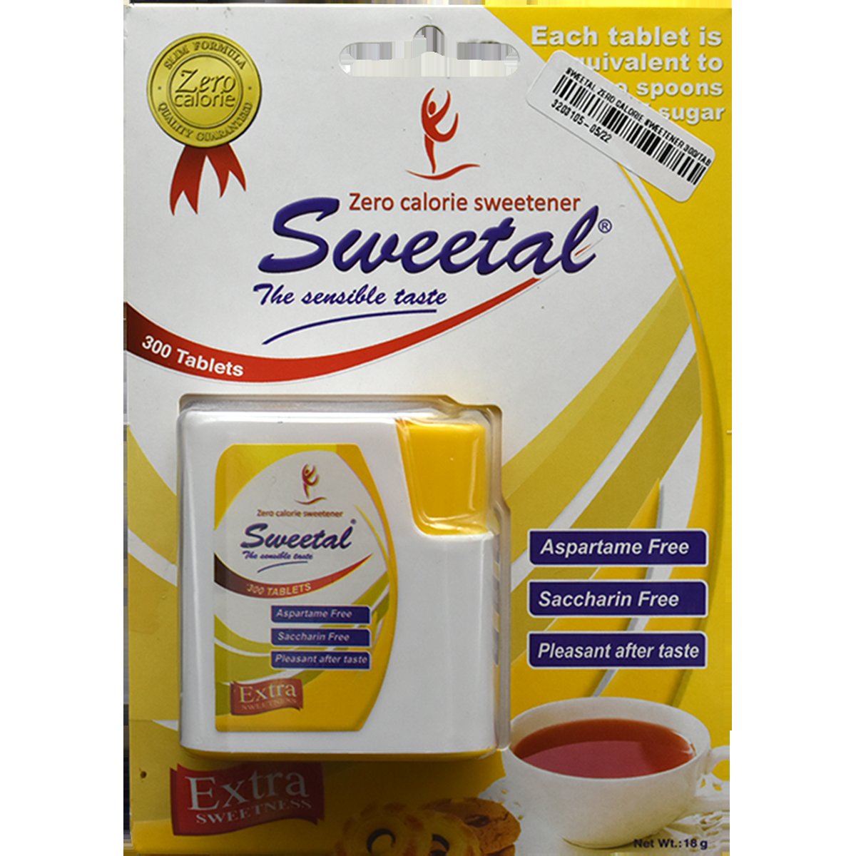 Sweetal Zero Calorie Sweetener 300 Tablets