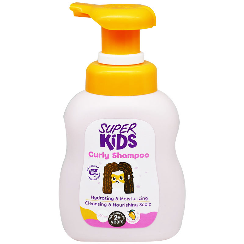 Super Kids Tears Free Mango Curly Shampoo 300ml