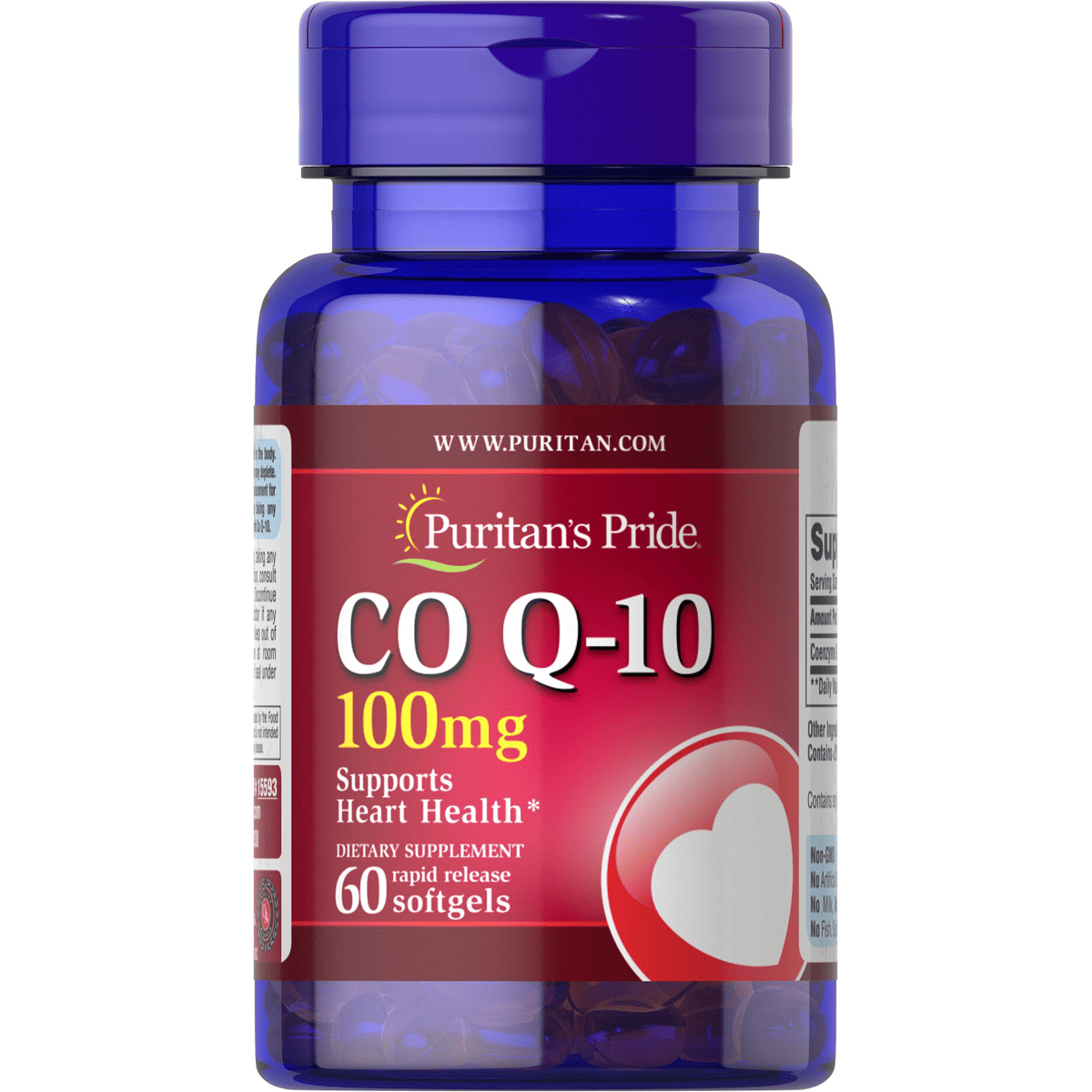 Puritan's Pride Co Q 10 100mg 60 Capsule