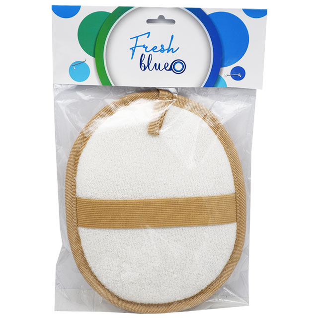 Fresh Blue Large Oval Loofah/Fb8002
