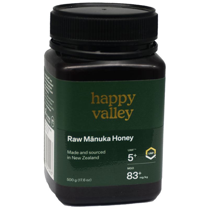 Manuka Happy Valley Honey 5+/83+ 500gm
