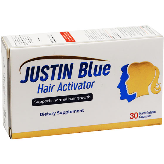 Justin Blue Hair Activator 30 capsules