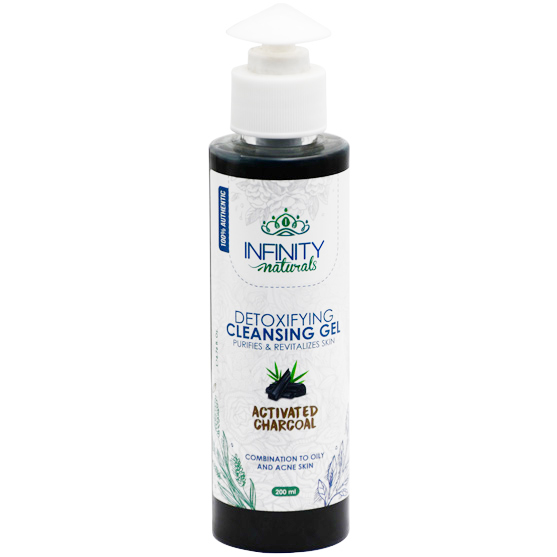 Infinity Naturals Detox Activated Charcoal Cleansing Gel 200ml