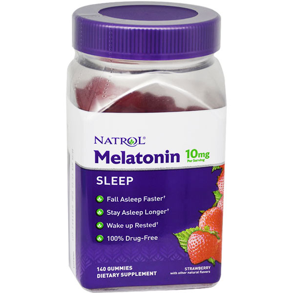 Natrol Melatonin 10mg Strawberry Flavor 140 Gummy
