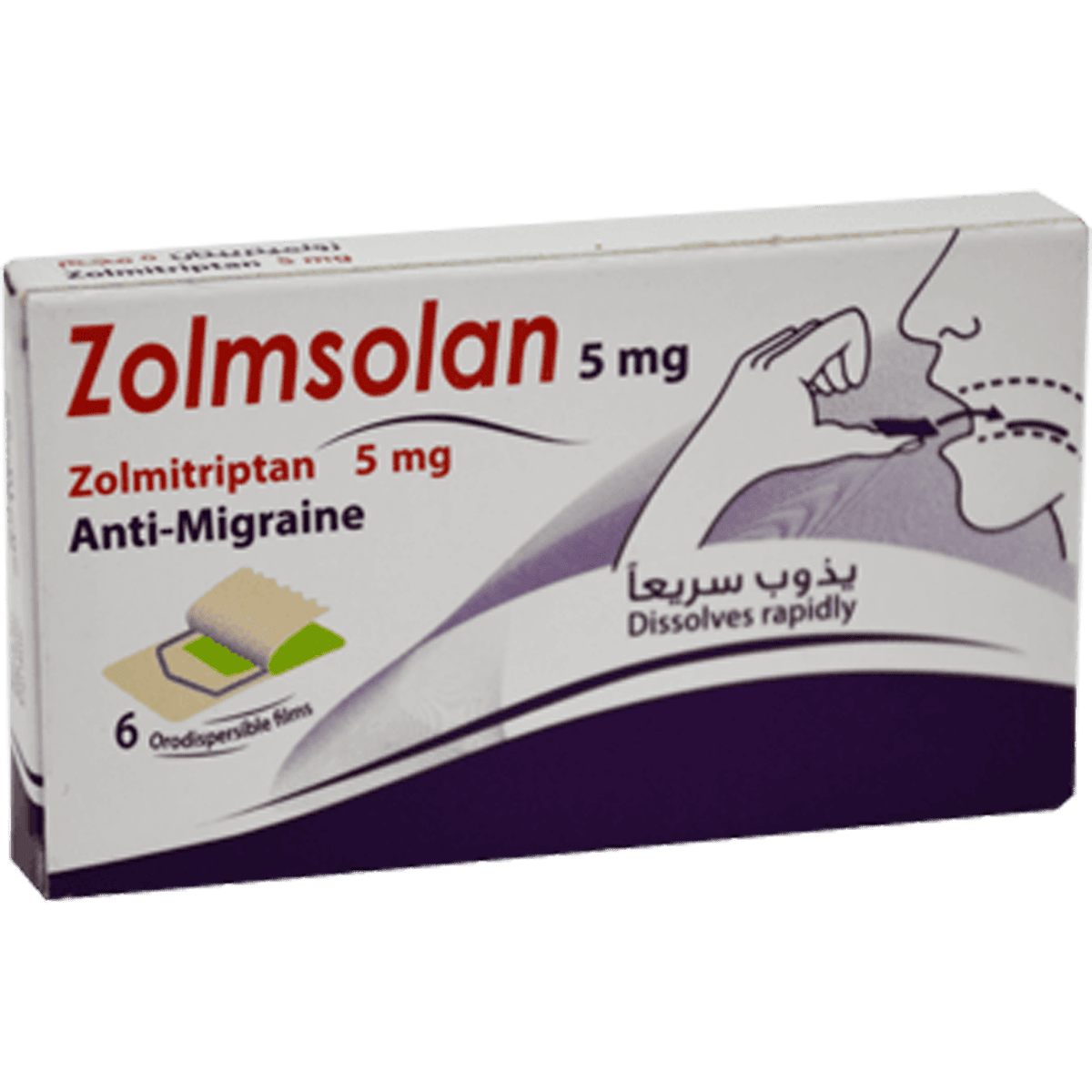 Zolmsolan 5mg 6 Orodispersible Film