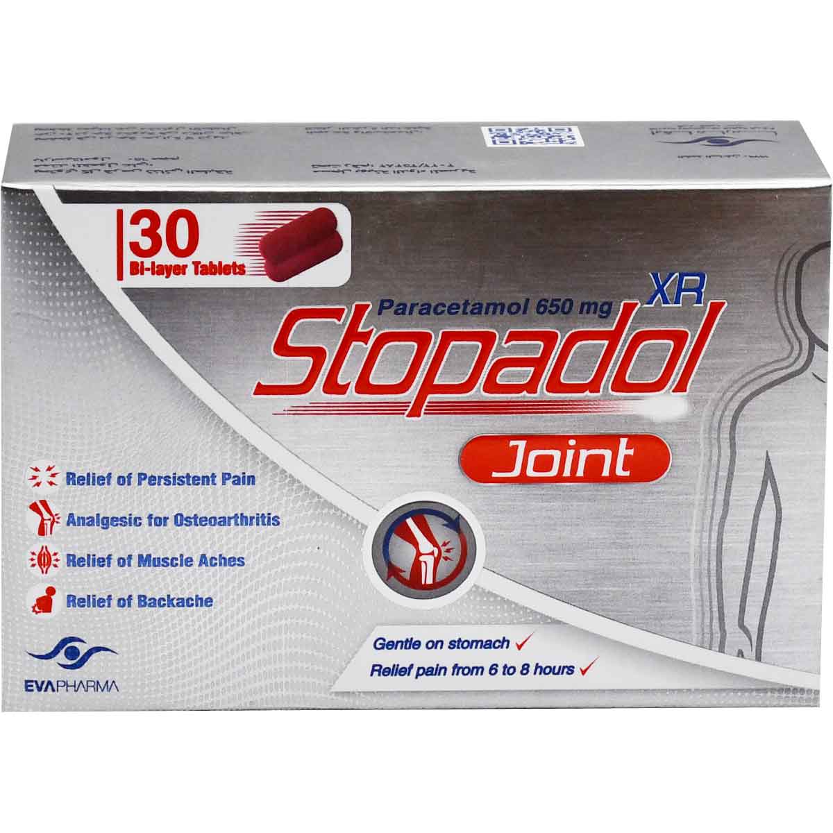 Stopadol XR Joint 650 mg 30 Bi-Layer Tablets