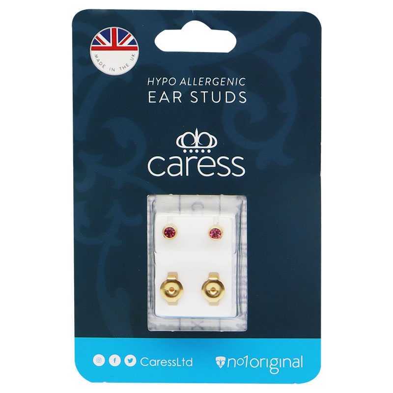 Caress Ear Studs Ruby/14
