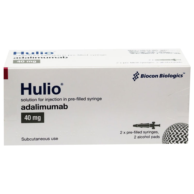 Hulio 40mg/0.8ml 2 Pre Filled Syringes (Refrigerated)