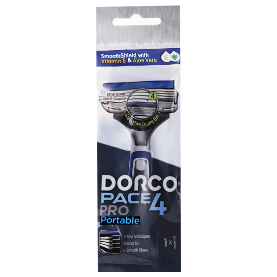 Dorco Pace 4 Pro Portable For Men 1 Piece