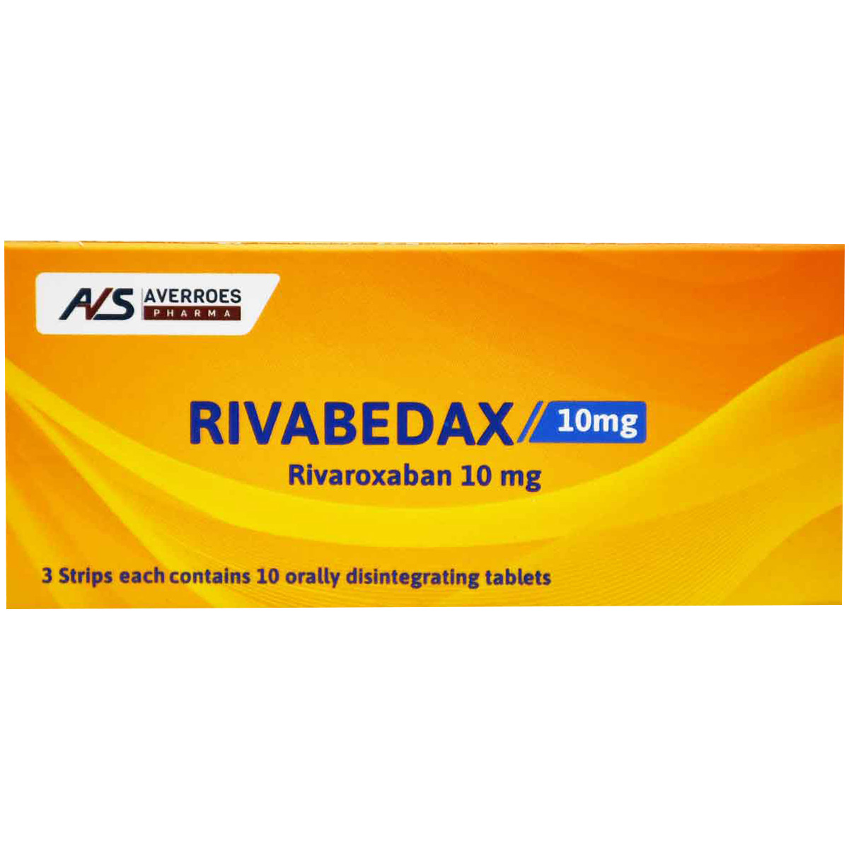 Rivabedax 10mg 30 Orally Disintegrating Tablets