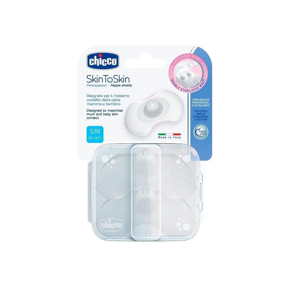 Chicco Nipple Shield.Silicon (S) 2pcs/9033