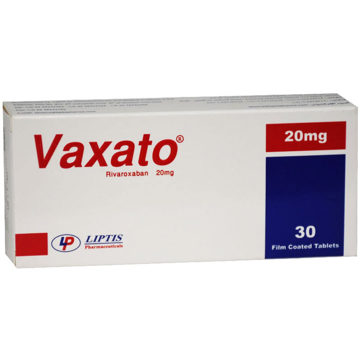 Vaxato 20mg 30 Film Coated Tablet