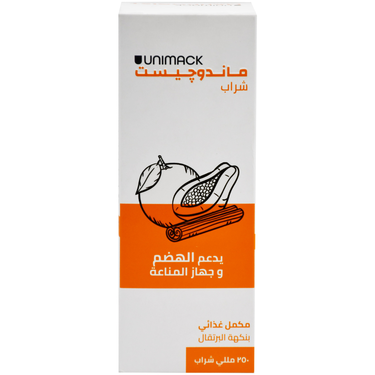 Mandogist Orange Flavor Syrup 250 ml