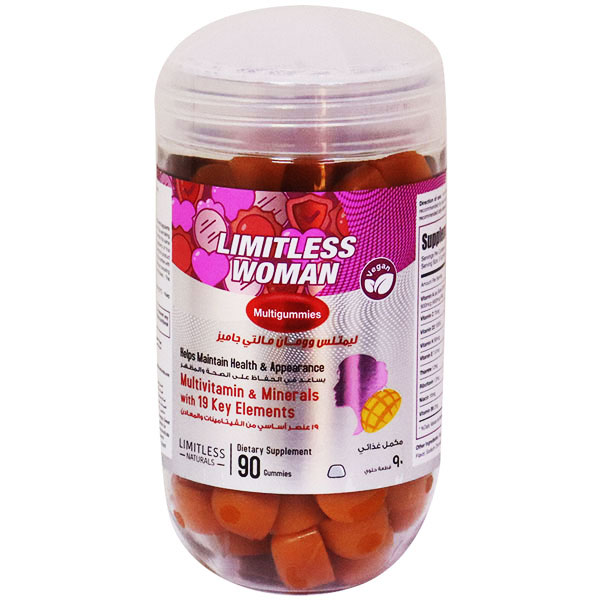 Limitless Woman Multivitamin (Mango Flavor) 90 Gummies