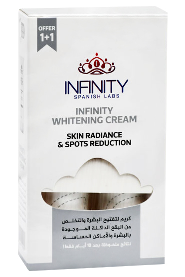 Infinity Whitening Cream 2X60gm (Offer Pack)