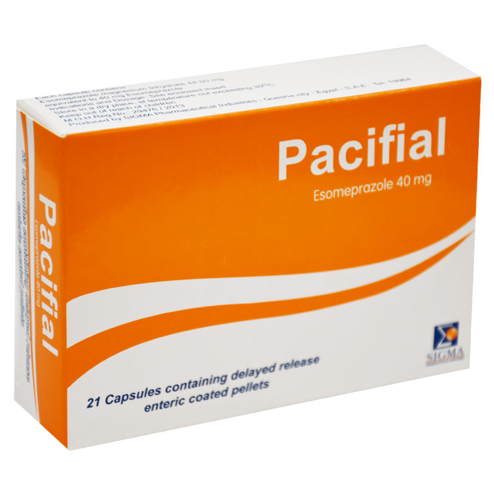 Pacifial 40mg Delayed Release 21 Capsule