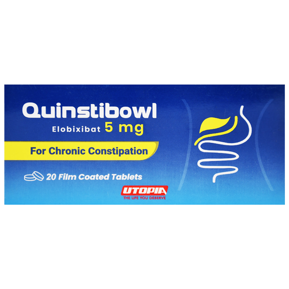 Quinstibowl 5mg 20 Film Coated Tablets