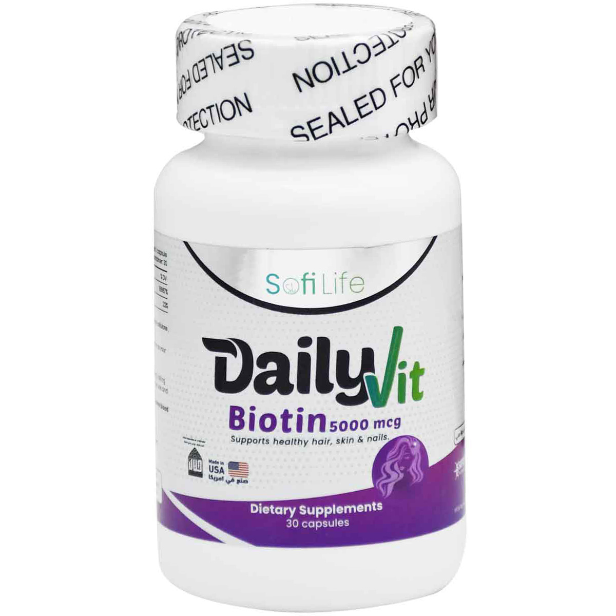 Sofi Life Daily Vit Biotin 5000&mu; 30 Capsules