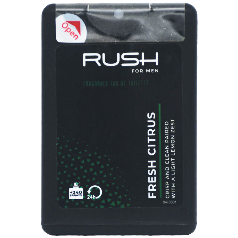 Rush Fresh Citrus Eau De Toilette For Men 16ml