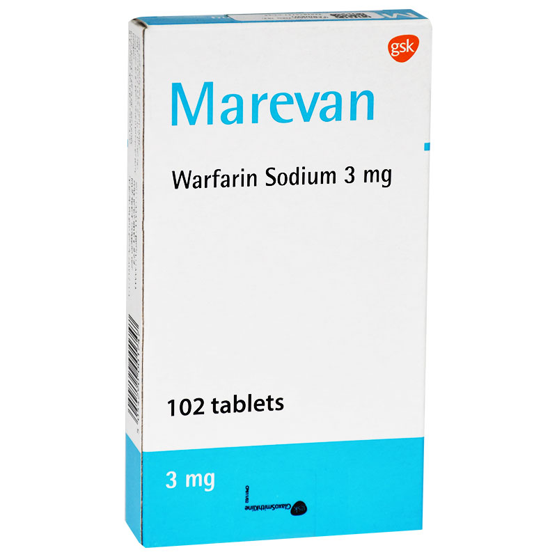 Marevan 3mg 102 Tablet
