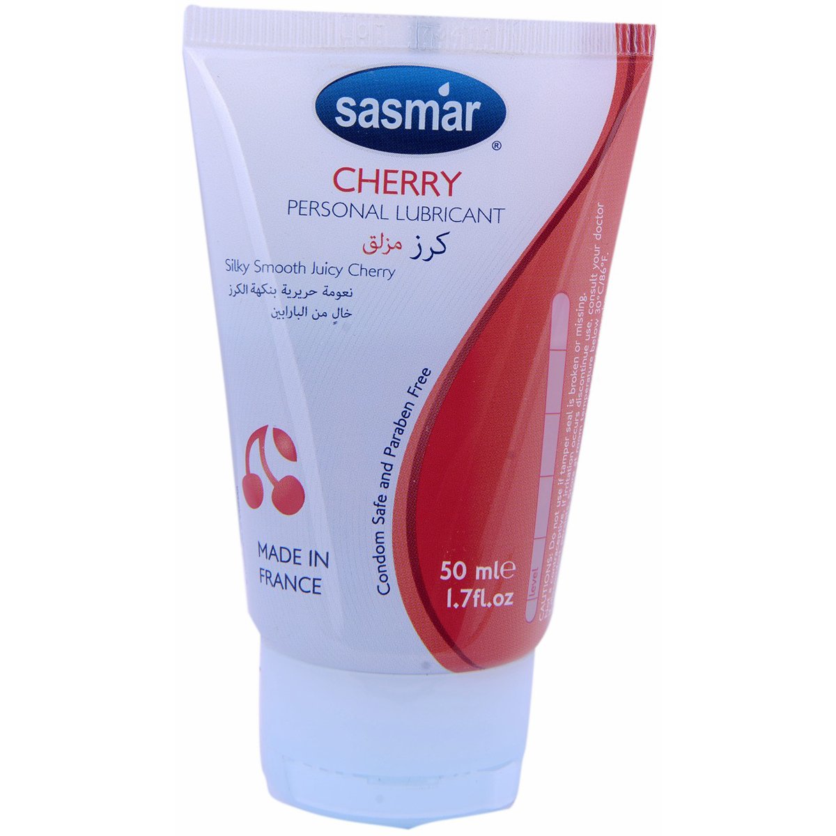 Sasmar Water Based Lubricant Cherry Liquid 50ml
