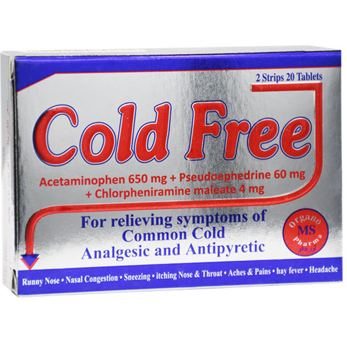 Cold Free 20 Tablet