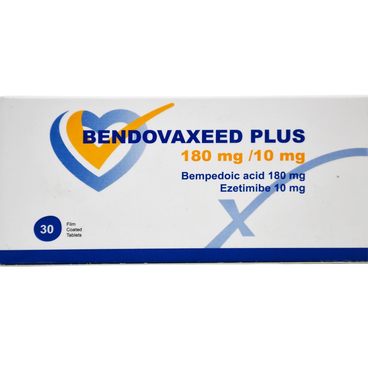 Bendovaxeed Plus 180mg/10mg 30 Film Coated Tablets