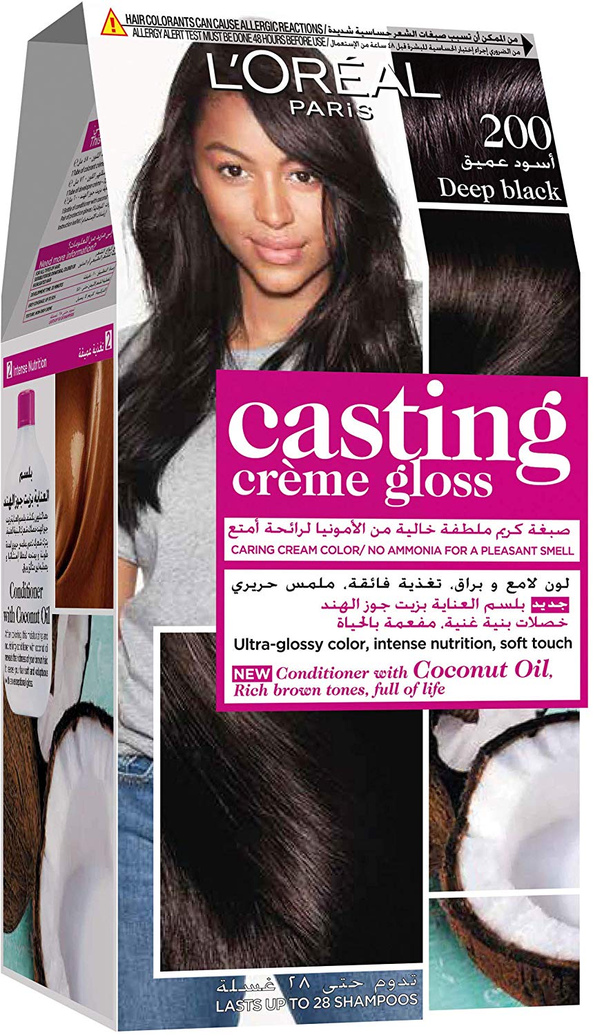 Loreal Casting Gloss Cream/200 (Deep Black)