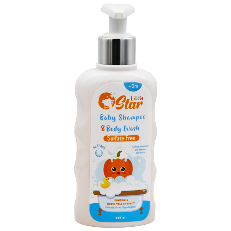 Little Star Baby Shampoo & Wash Sulphate Free 200ml