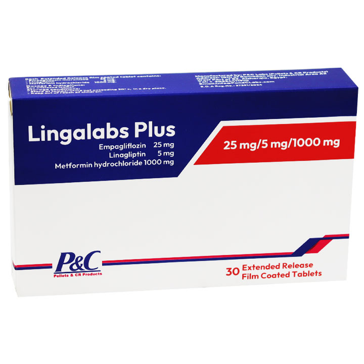 Lingalabs Plus 25mg/5mg/1000mg 30 Tablets