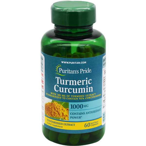 Puritan's Pride Turmeric Curcumin 1000mg 60 Capsule