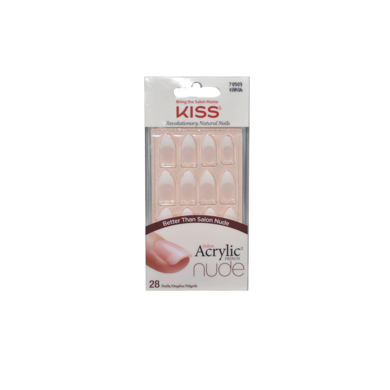 Kiss Acrylic Nude Nails 28pcs/Kan06