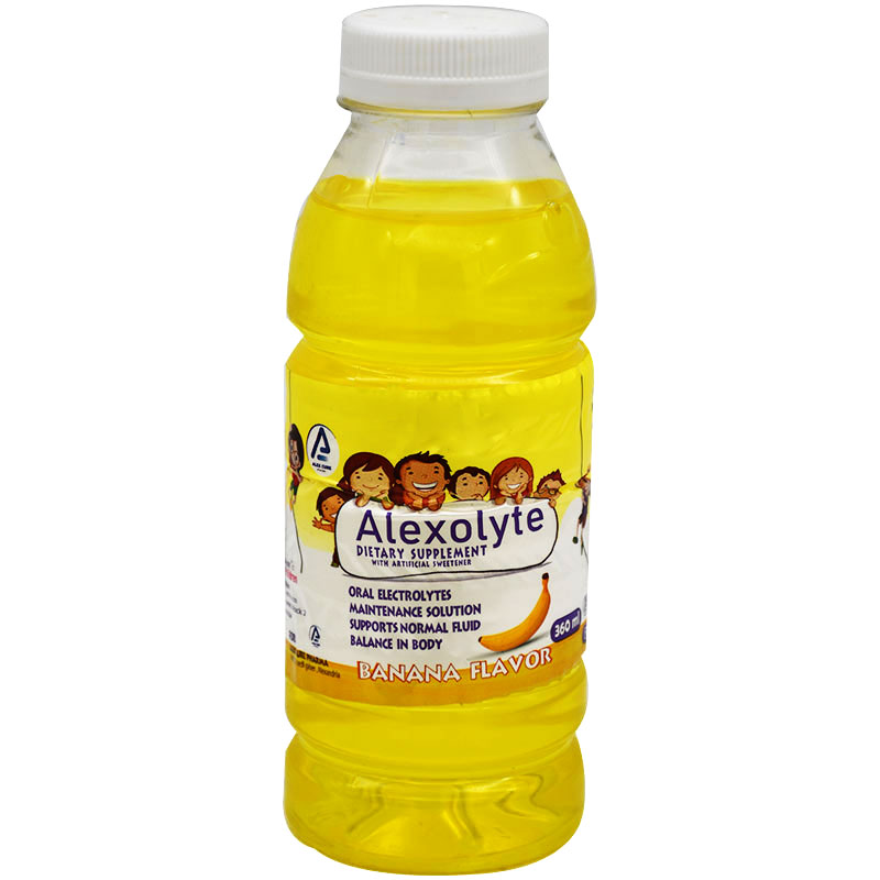 Alexolyte Banana Flavor Syrup 360ml