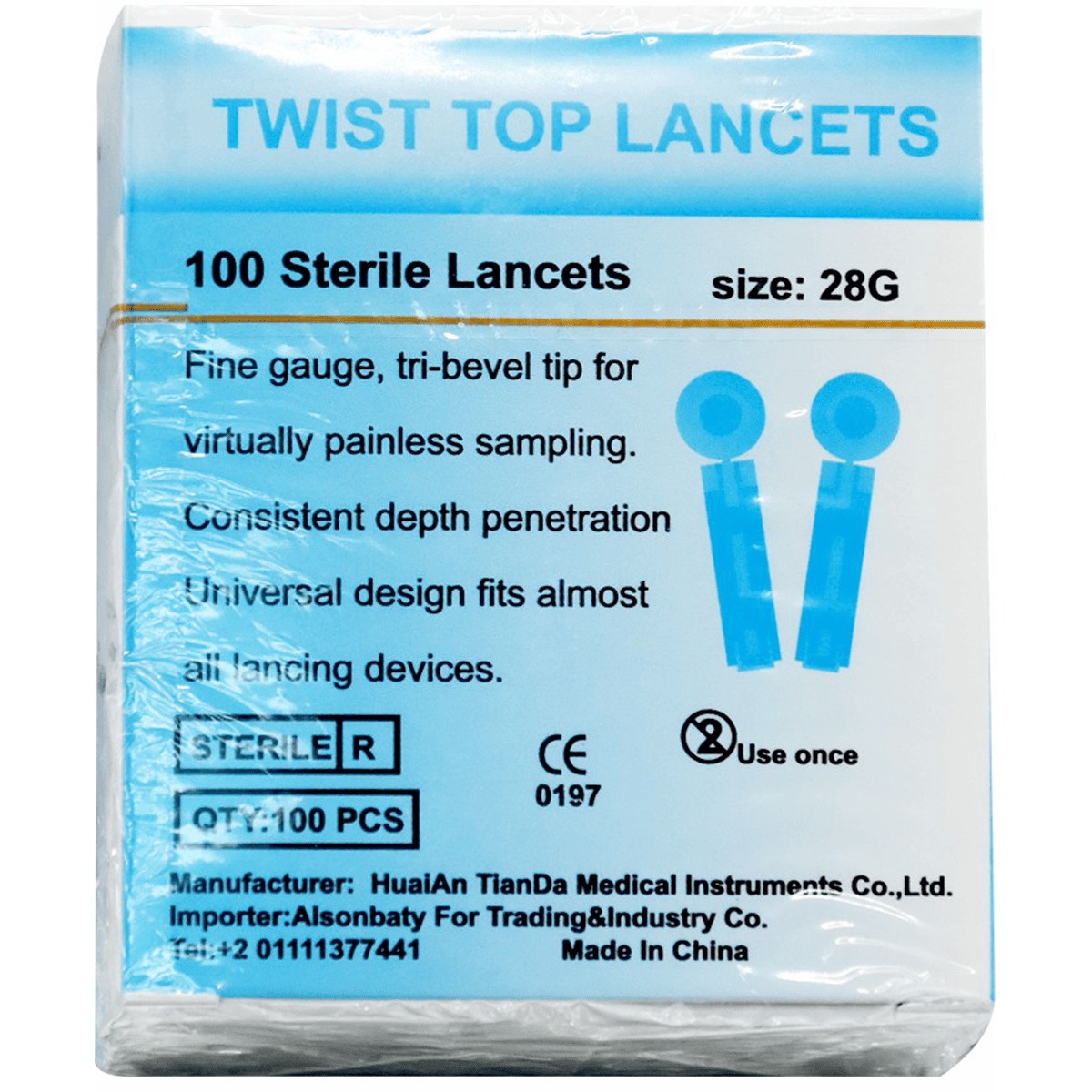 Lancets Blood 100Lancets