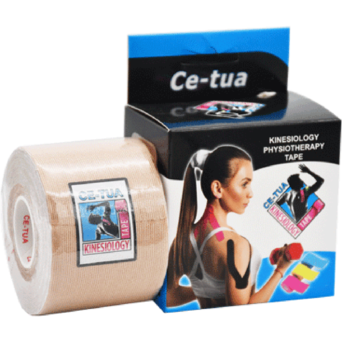 Ce Tua Kinesio Tape (Basic) 5cmx5m (Beige)