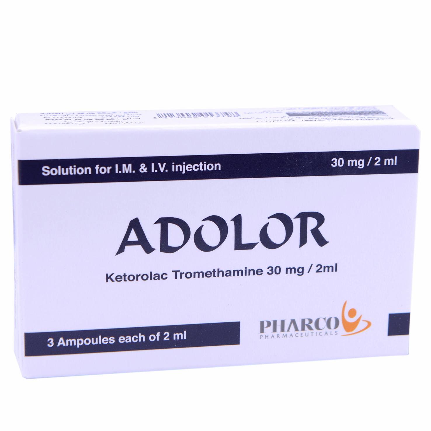 Adolor 30mg/2ml Intramacular/Intravenous 3 Ampoules