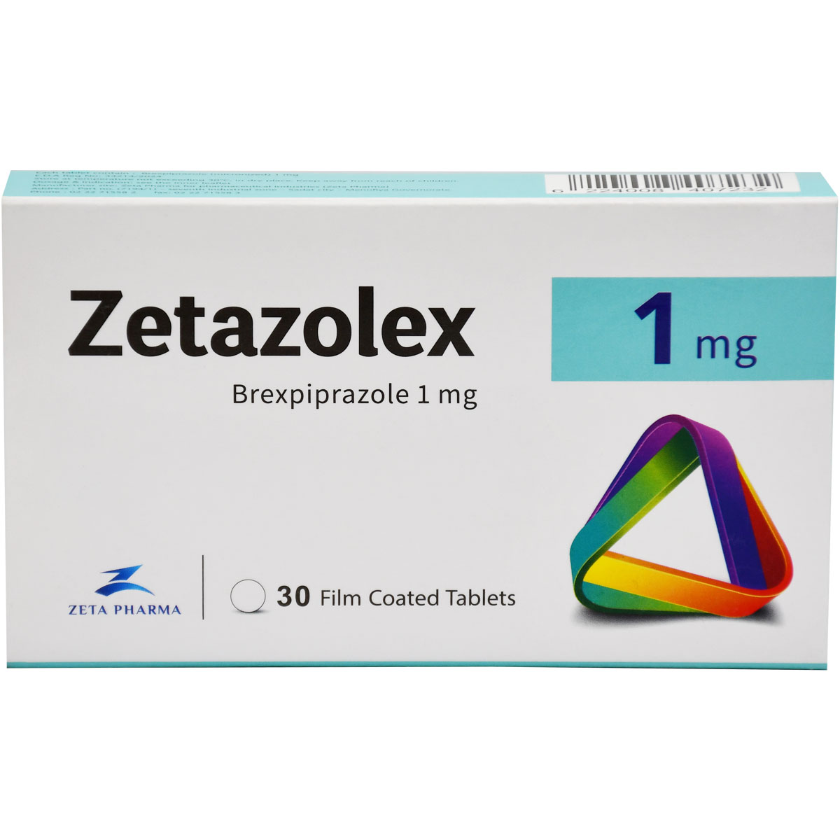 Zetazolex 1mg 30 Film Coated Tablets