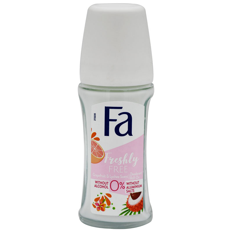 Fa Freshly Free Grapefruit&Luchee Deodorant Roll On 50ml