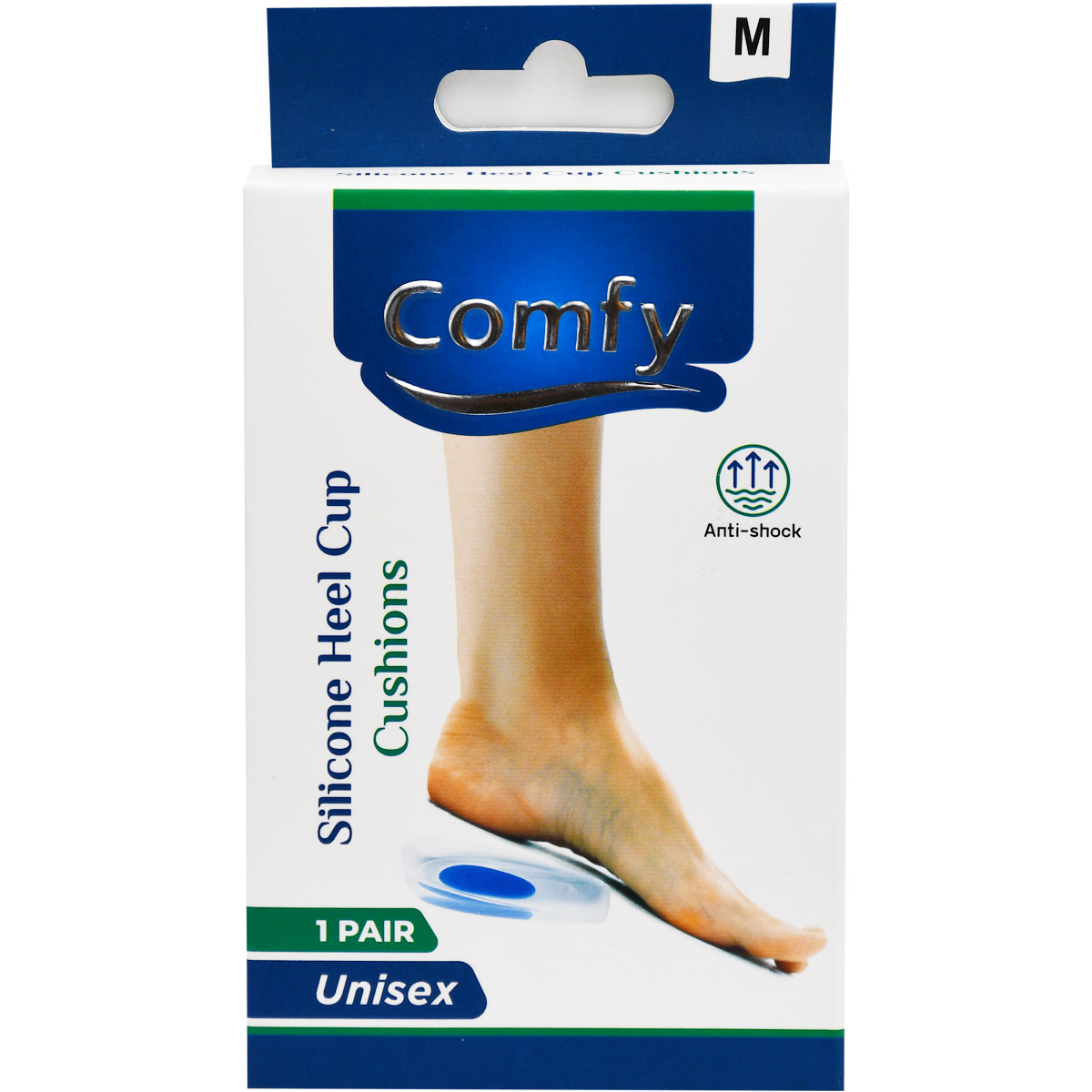 Comfy Silicone Heel Cup Cushions Medium
