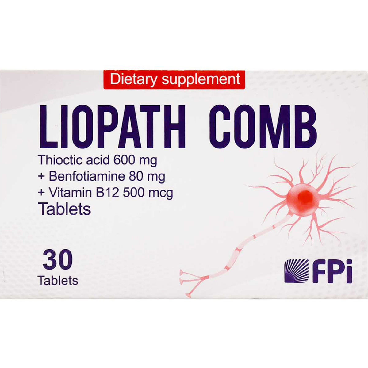 Liopath Comp (600 mg+80 mg+500 &mu;g) 30 Tablets
