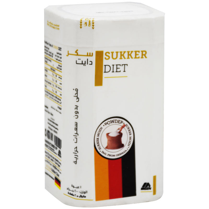 Sukker Diet Mozn Zero Calorie Sweetener (1gm/Scoop) 200gm
