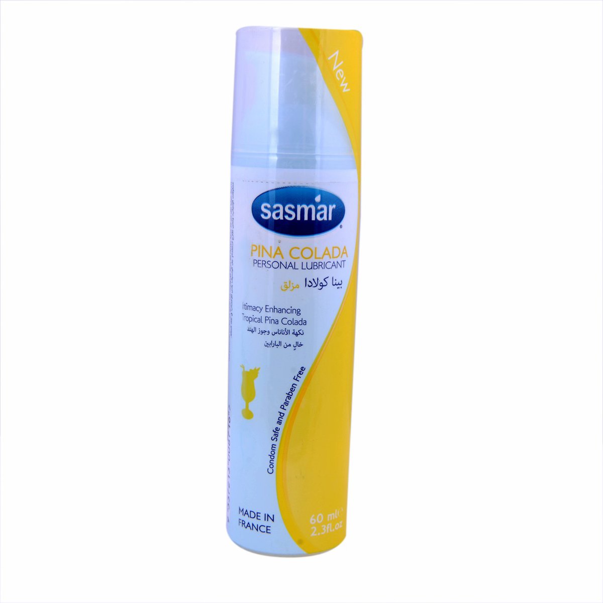 Sasmar Water Based Lubricant Pina Colada Liquid 60ml
