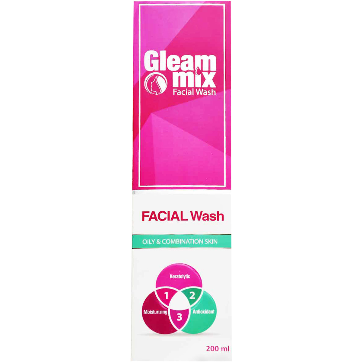 Gleam Mix Facial Wash for Oily and Combination Skin 200 ml