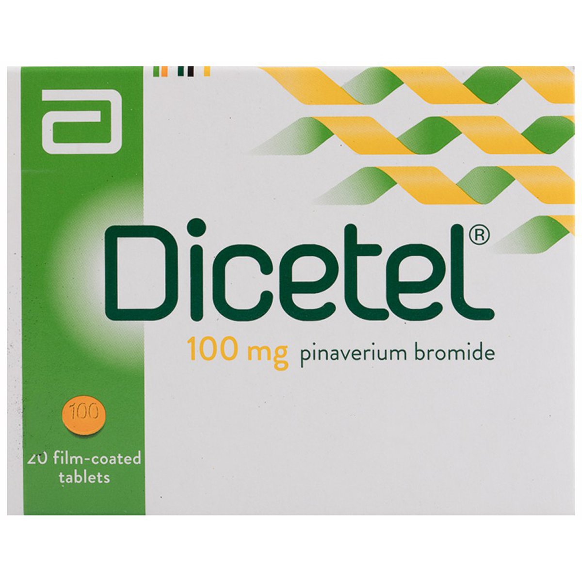 Dicetel 100mg 20 Film Coated Tablets