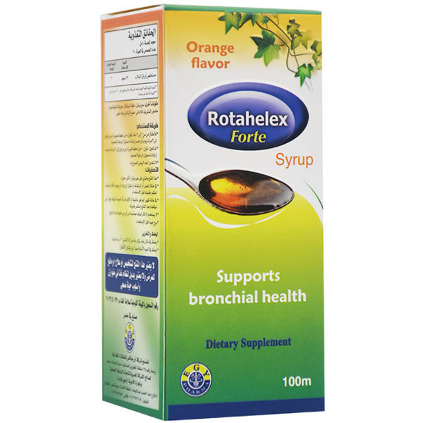 Rotahelex Forte Orange Flavor Syrup 100ml