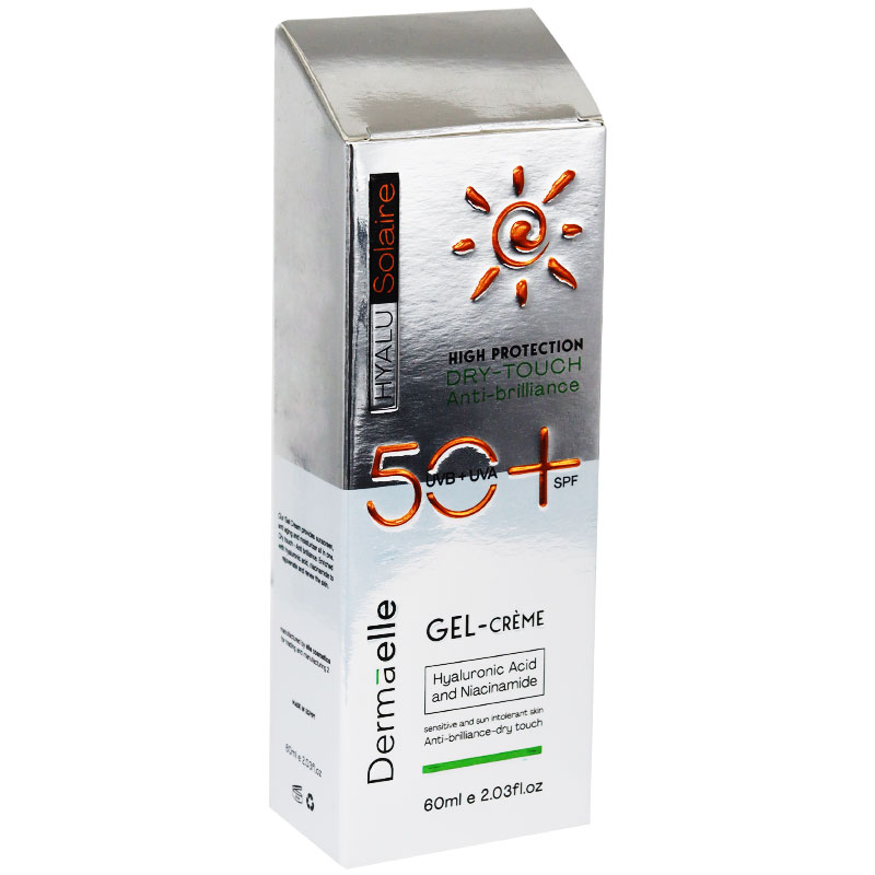 Dermaelle Hyalu Solaire  Gel Cream Spf (50+) 60ml