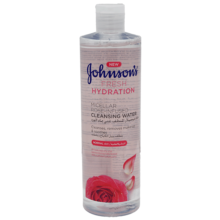 Johnson Fresh Hydration Micellar Rose Infused Cleansing Water 400ml