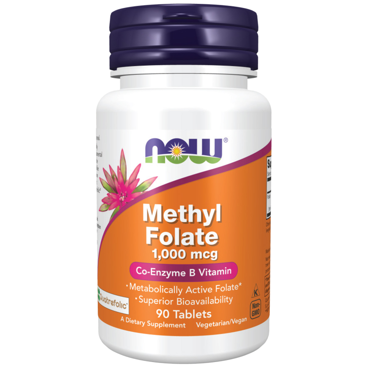 Now Methyl Folate 1000 &mu;g 90 Tablets