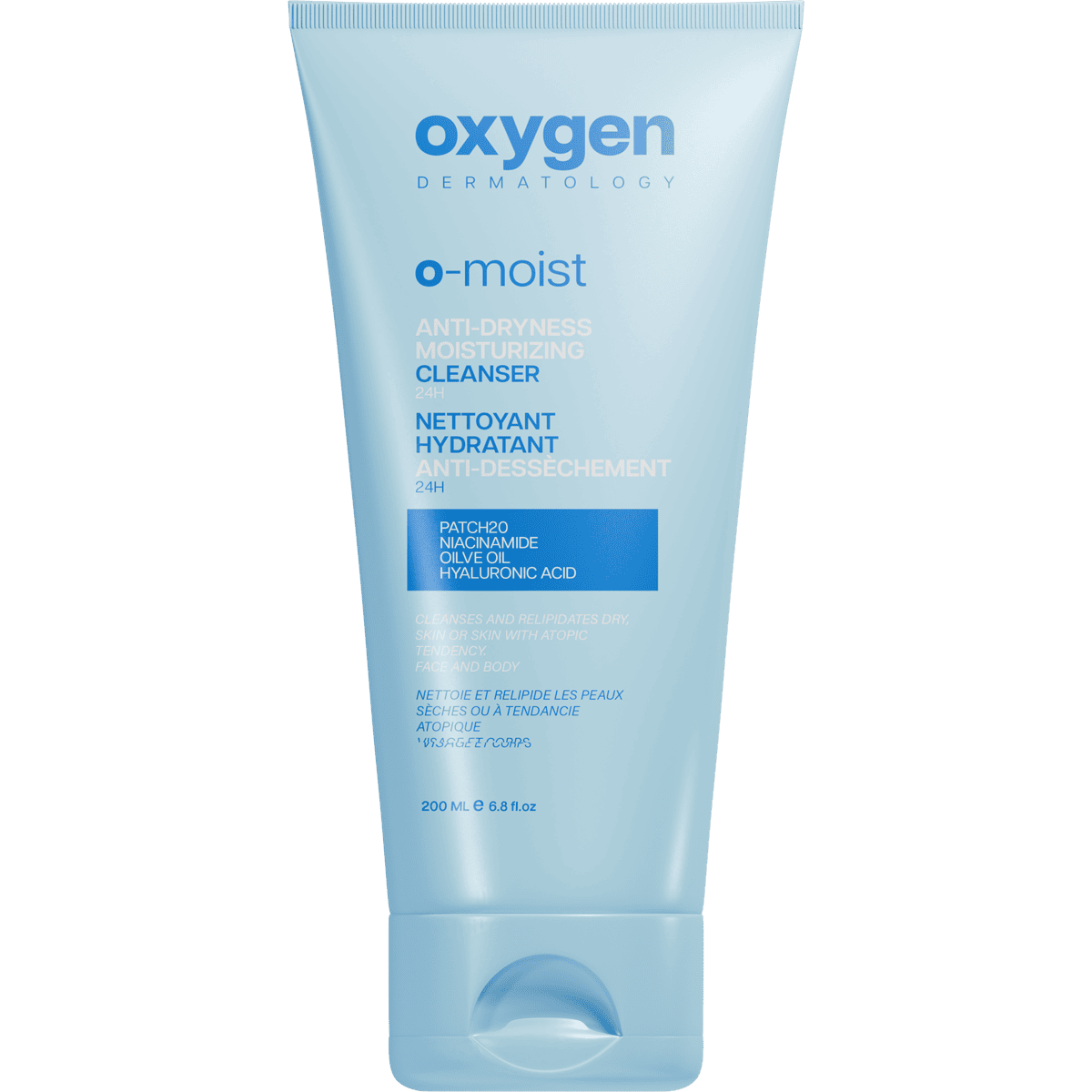 Oxygen O-Moist Anti Dryness Moisturizing Cleanser 200ml